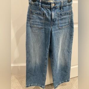 Madewell wide leg jeans